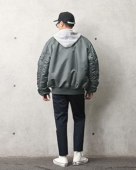 MA-1 ALPHA WAIPER別注 TA0128 V.GRAY ALPHA アルファ WAIPER別注 TA0128 MA-1 フライトジャケット